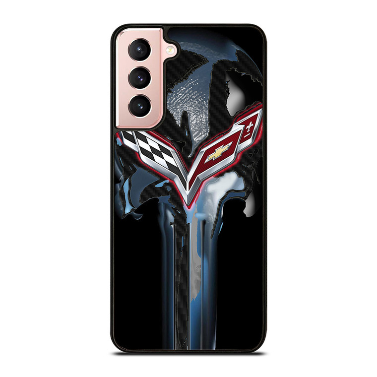 CORVETTE SKULL LOGO Samsung Galaxy S21 Case