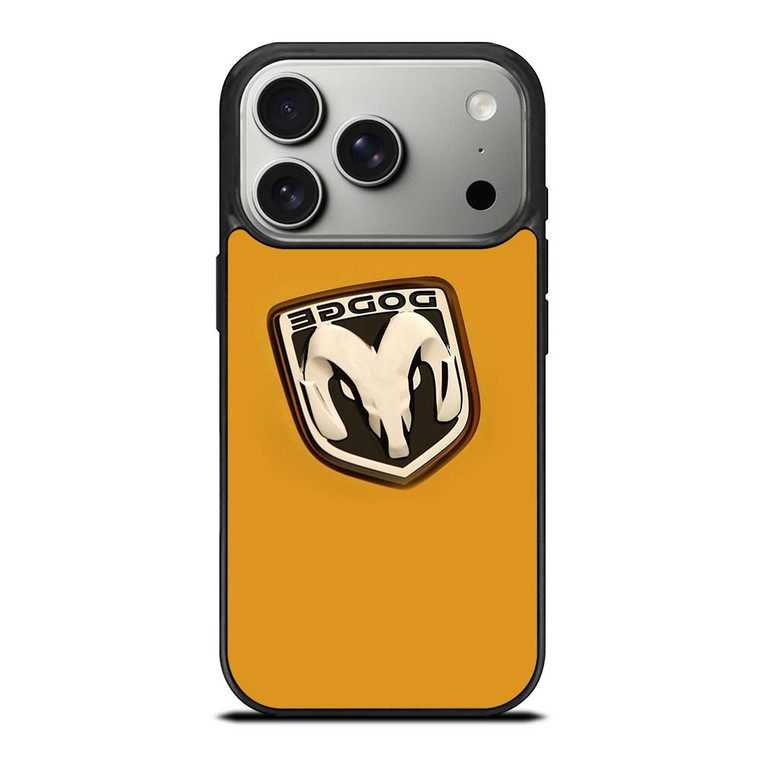 DODGE CAR LOGO YELLOW iPhone 17 Pro Case