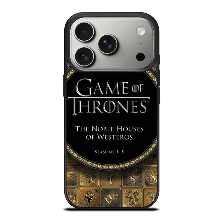 GAME OF THRONES THE NOBLE HOUSES OF WESTEROS iPhone 17 Pro Case