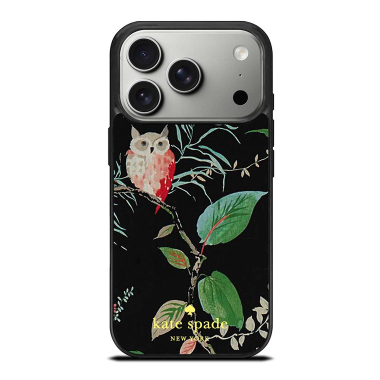 KATE SPADE OWLISH BLACK iPhone 17 Pro Case
