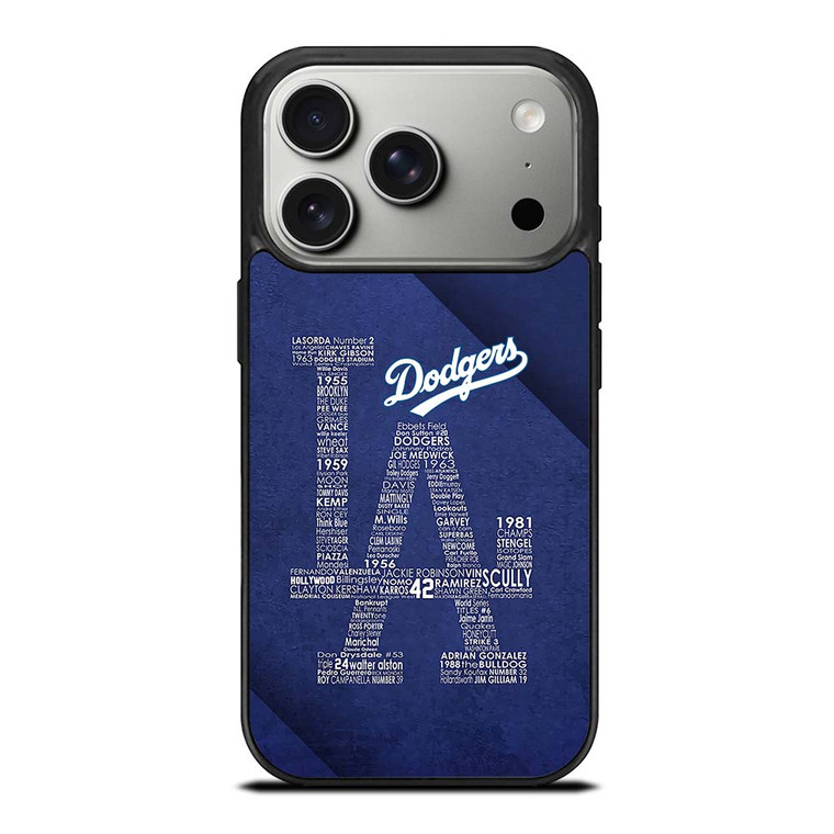 LA DODGERS BASEBALL TEAM LOS ANGELES iPhone 17 Pro Case