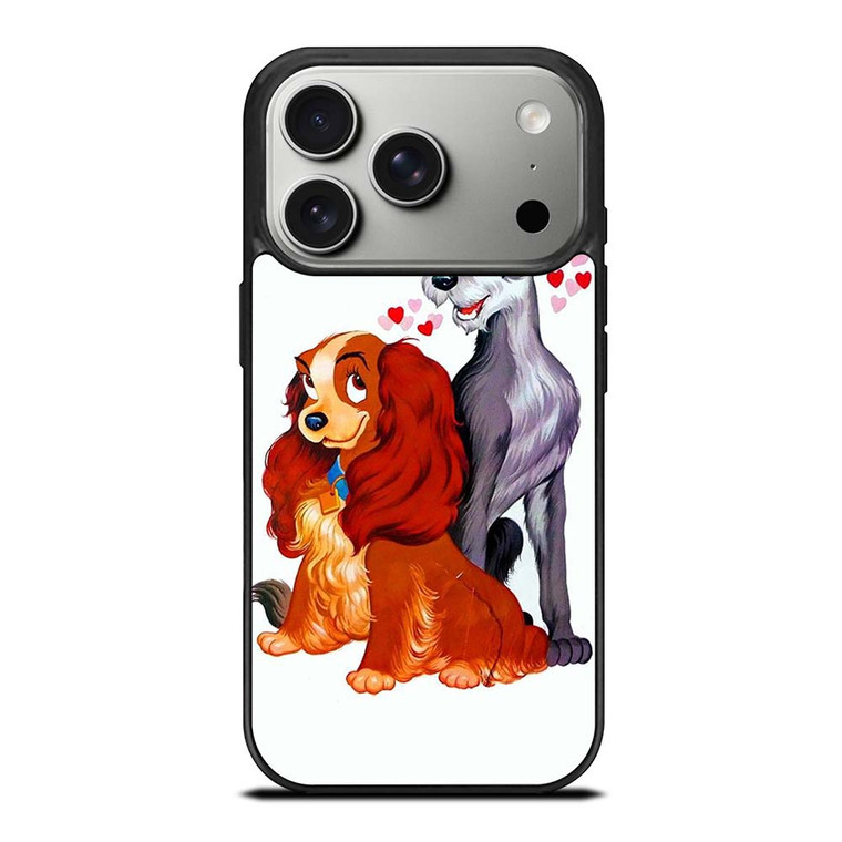 LADY AND THE TRAMP DISNEY CARTOON PAINTING iPhone 17 Pro Case