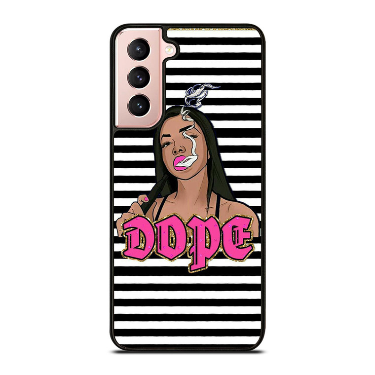 DOPE CIGAR GIRL STRIPE Samsung Galaxy S21 Case