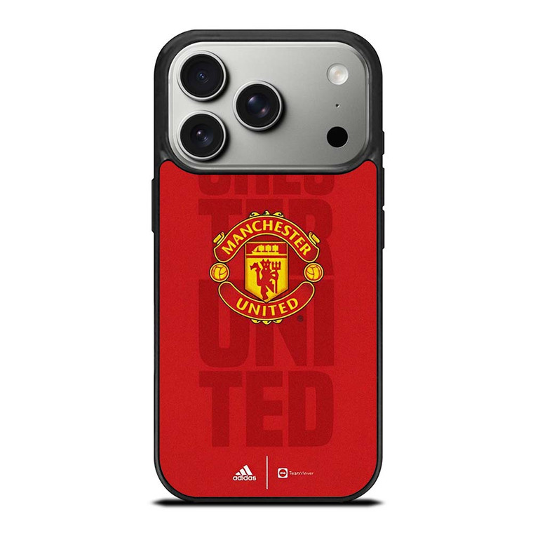 MANCHESTER UNITED FC ADIDAS LOGO iPhone 17 Pro Case