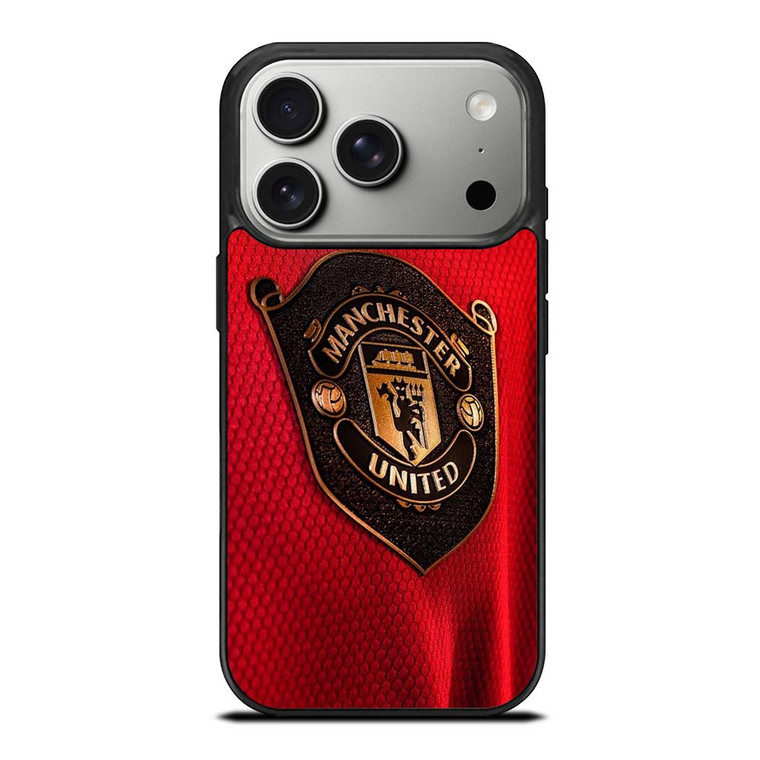 MANCHESTER UNITED LOGO JERSEY iPhone 17 Pro Case
