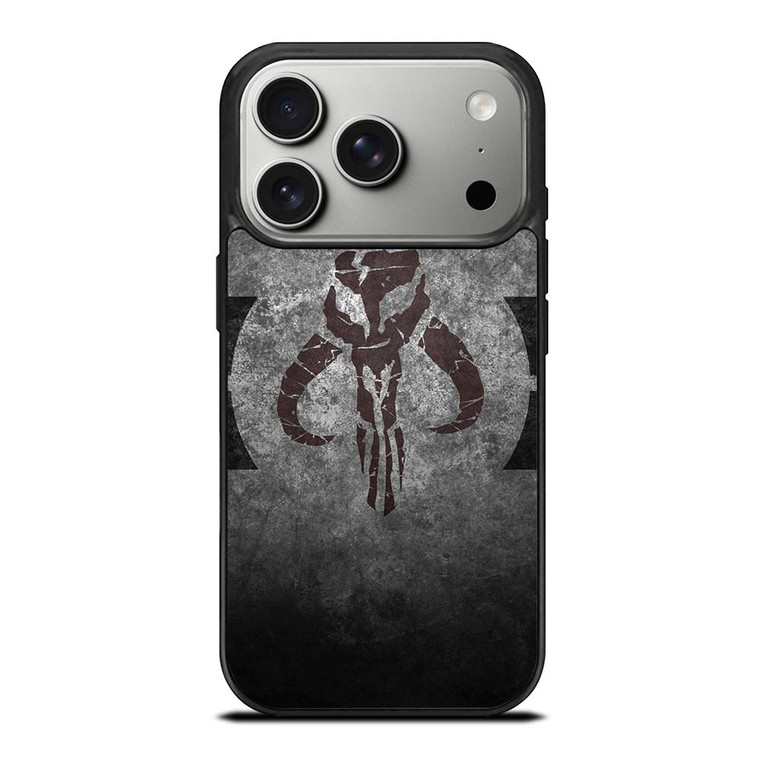 MANDALORIAN STAR WARS HEAD EMBLEM iPhone 17 Pro Case
