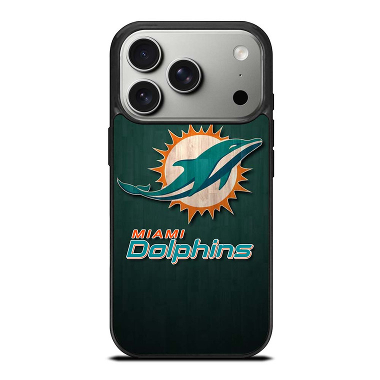 MIAMI DOLPHINS WOODEN LOGO iPhone 17 Pro Case