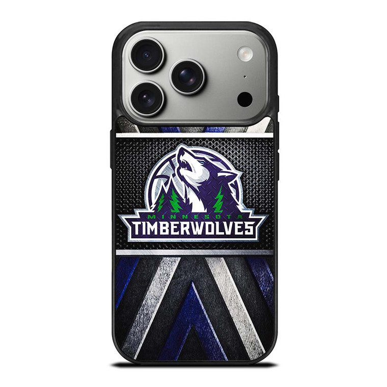MINNESOTA TIMBERWOLVES METAL SYMBOL iPhone 17 Pro Case