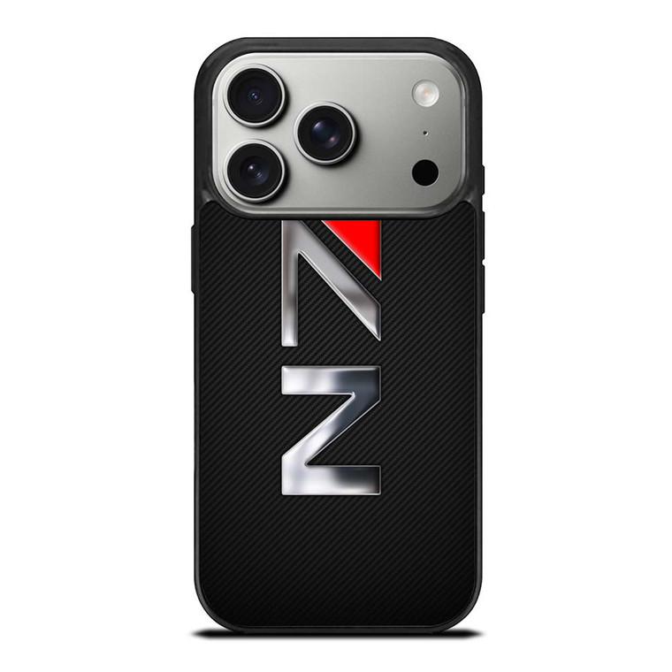 N7 MASS EFFECT CARBON LOGO iPhone 17 Pro Case