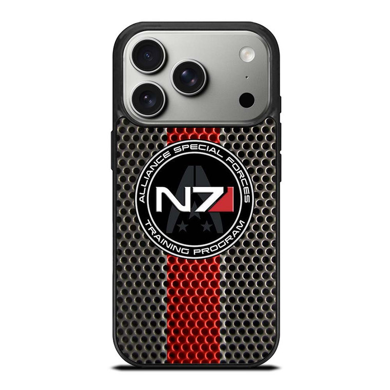 N7 MASS EFFECT PLATE LOGO iPhone 17 Pro Case