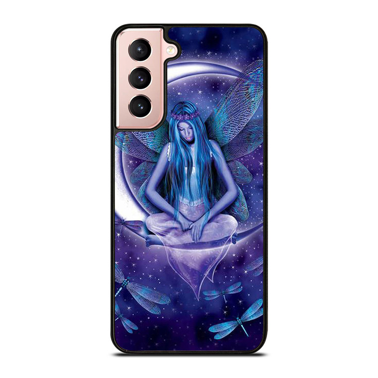 FAIRY DRAGONFLIES ON THE MOON Samsung Galaxy S21 Case