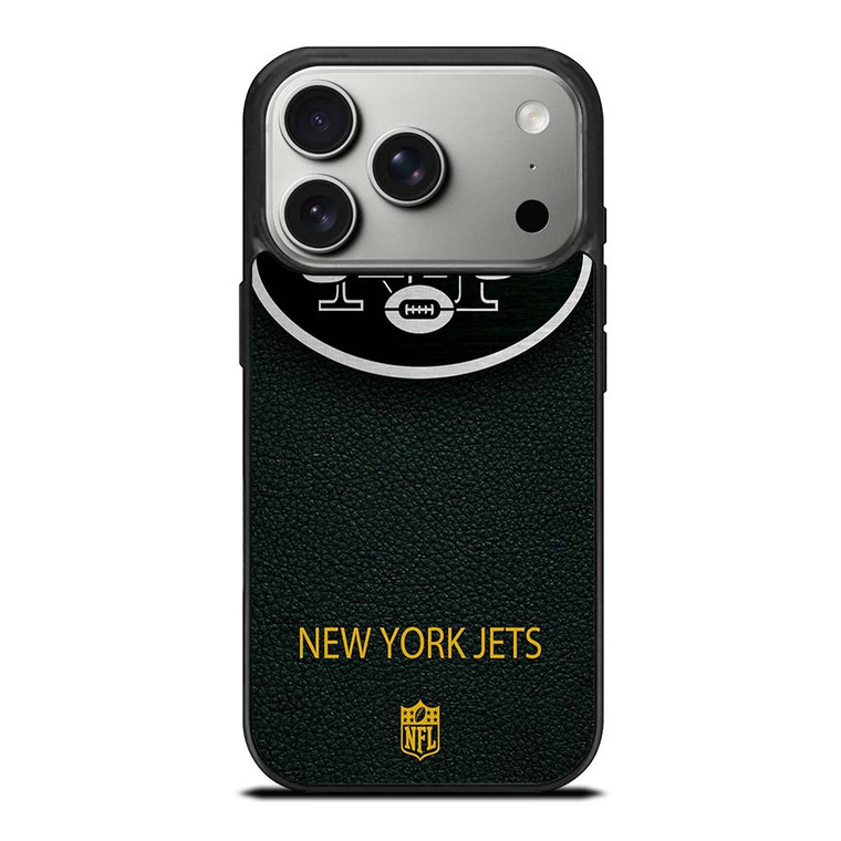 NEW YORK JETS LEATHER LOGO iPhone 17 Pro Case