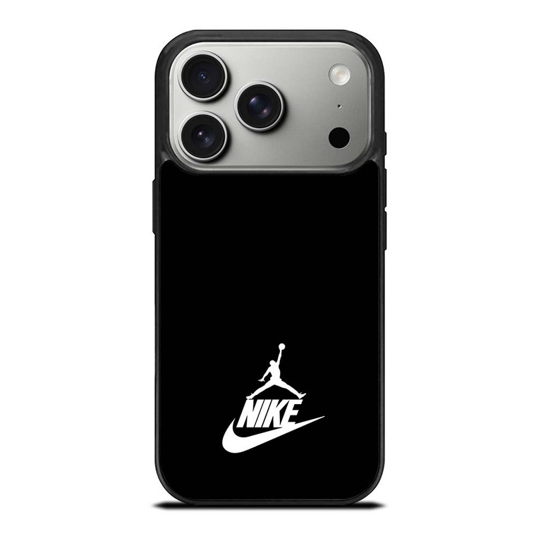 NIKE AIR JORDAN SIMPLE LOGO BLACK iPhone 17 Pro Case