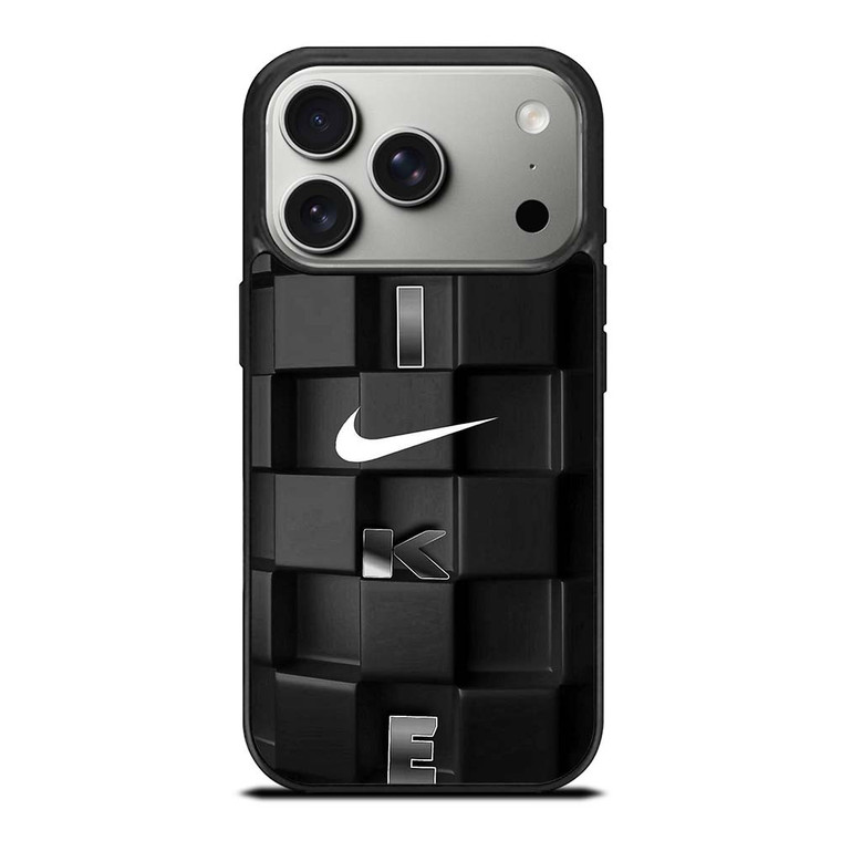 NIKE BLOCKS BLACK iPhone 17 Pro Case