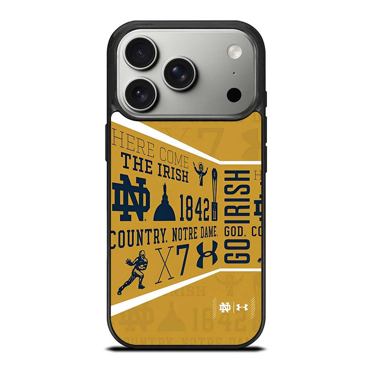 NOTRE DAME FIGHTING IRISH WALL iPhone 17 Pro Case