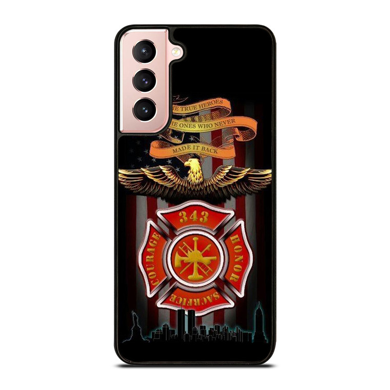 FIREFIGHTER QUOTES FIRE DEPT Samsung Galaxy S21 Case
