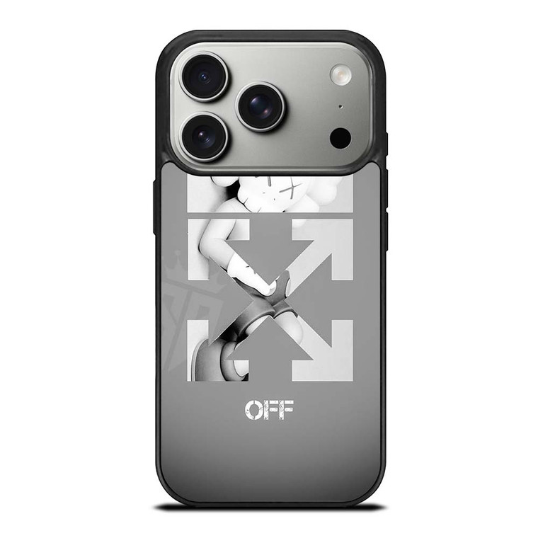 OFF WHITE KAWS iPhone 17 Pro Case