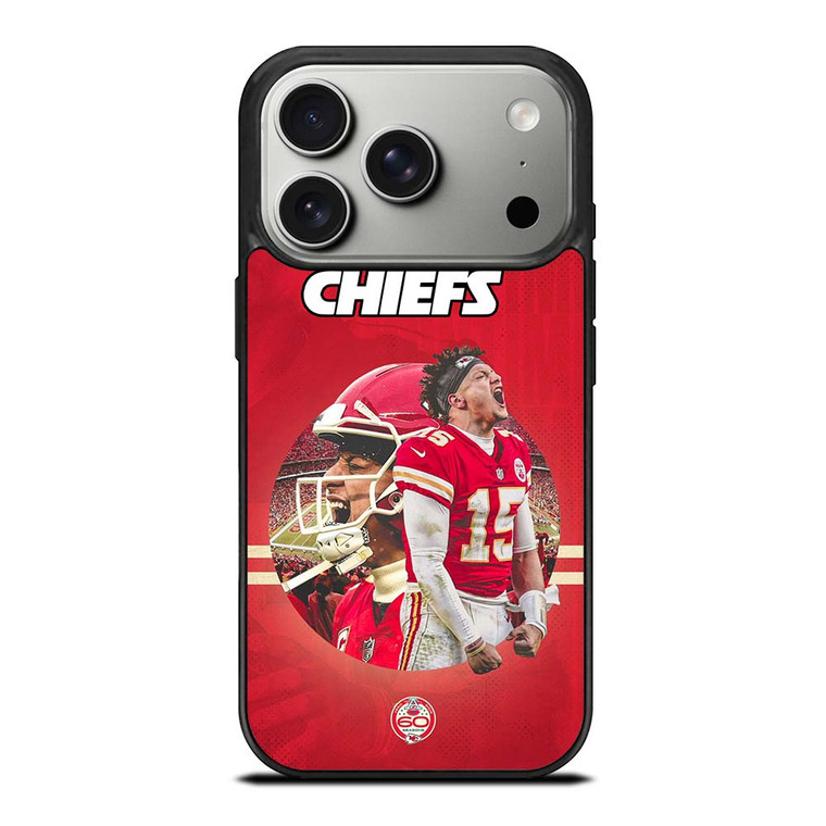 PATRICK MAHOMES 15 KANSAS CITY CHIEFS iPhone 17 Pro Case