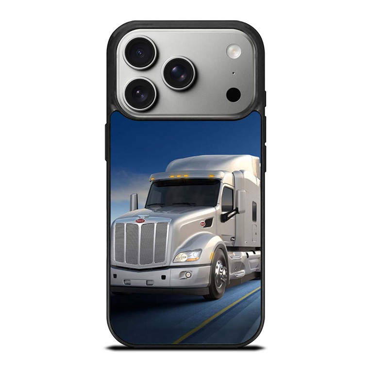 PETERBILT WHITE TRUCK iPhone 17 Pro Case