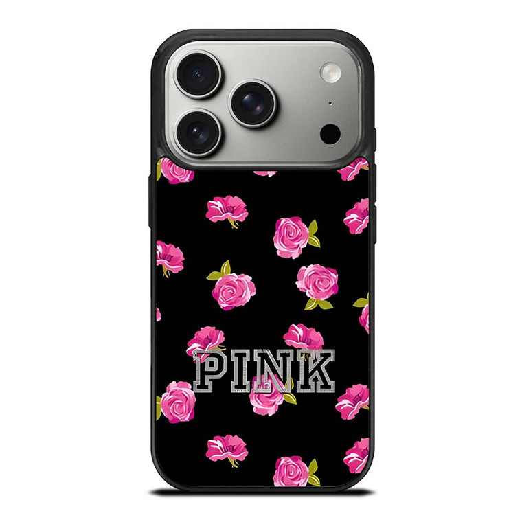 PINK VICTORIA SECRET ROSES iPhone 17 Pro Case