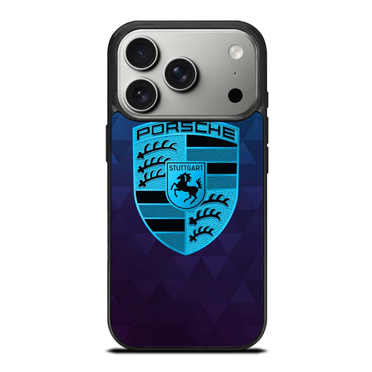 PORSCHE CAR BLUE LOGO iPhone 17 Pro Case