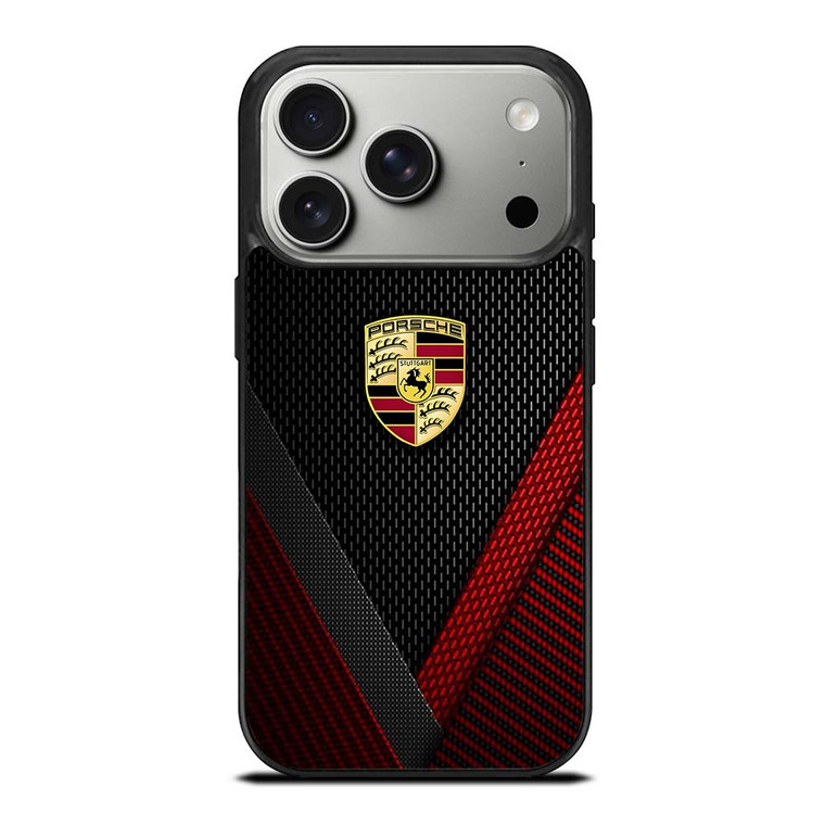 PORSCHE LOGO CARBON iPhone 17 Pro Case PORSCHE LOGO CARBON iPhone 17 Pro Case