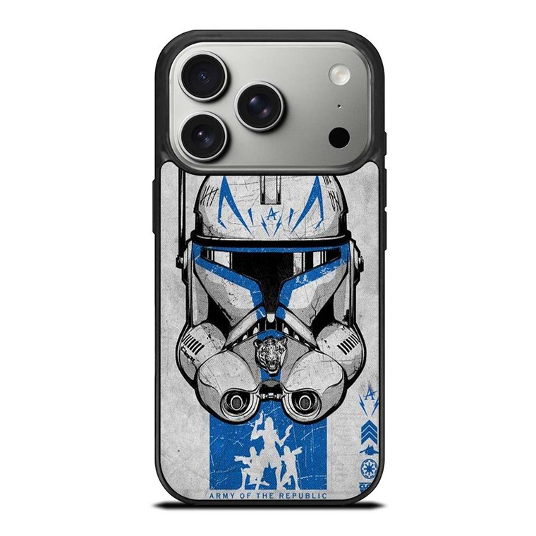 POSTER CLONE WARS STAR iPhone 17 Pro Case