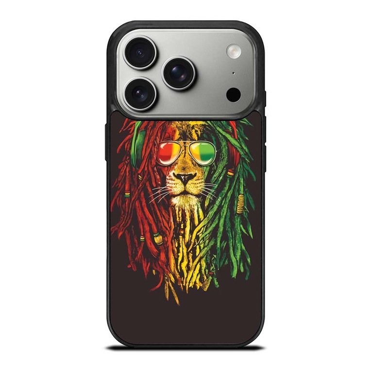 RASTA LION REGGAE BOB MARLEY iPhone 17 Pro Case RASTA LION REGGAE BOB MARLEY iPhone 17 Pro Case