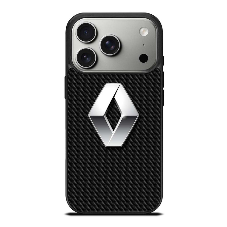 RENAULT CAR LOGO CARBON iPhone 17 Pro Case RENAULT CAR LOGO CARBON iPhone 17 Pro Case