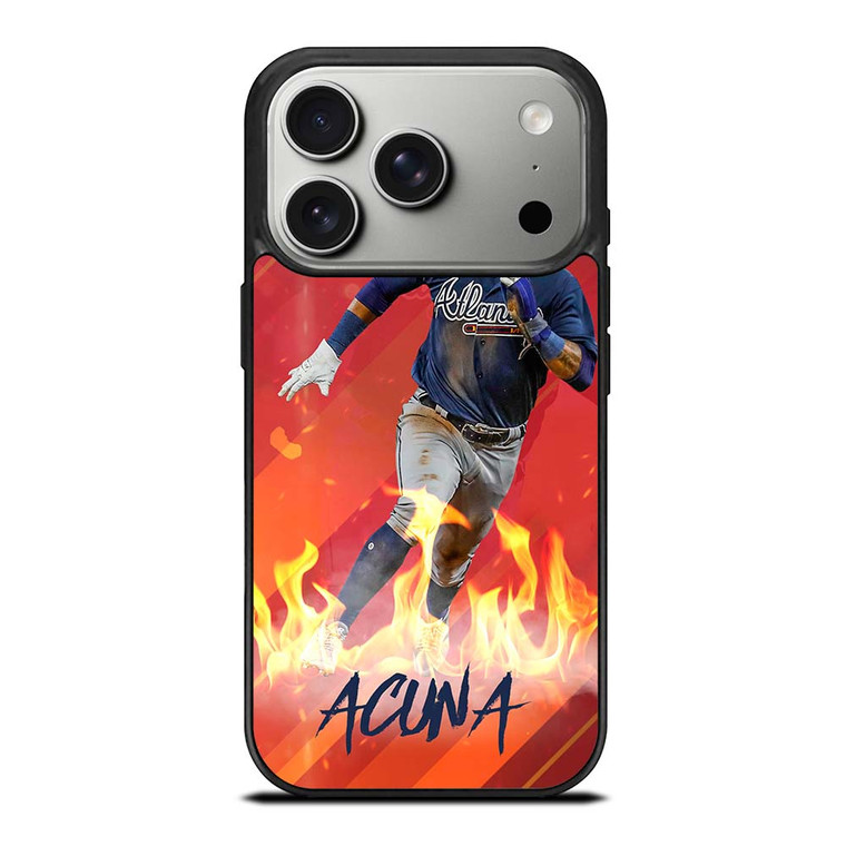 RONALD ACUNA JR ATLANTA BRAVES BASEBALL MLB iPhone 17 Pro Case RONALD ACUNA JR ATLANTA BRAVES BASEBALL MLB iPhone 17 Pro Case