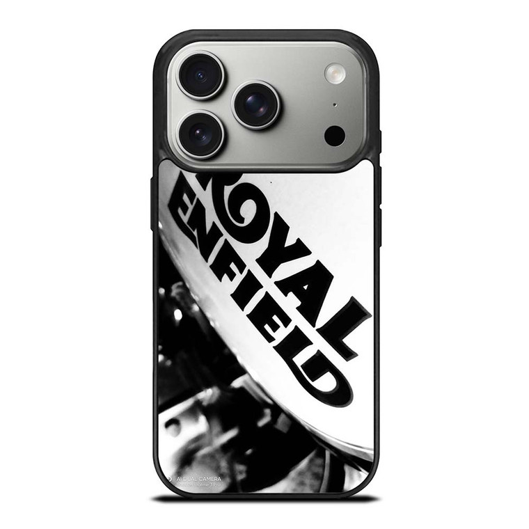 ROYAL ENFIELD LOGO BLACK WHITE iPhone 17 Pro Case ROYAL ENFIELD LOGO BLACK WHITE iPhone 17 Pro Case