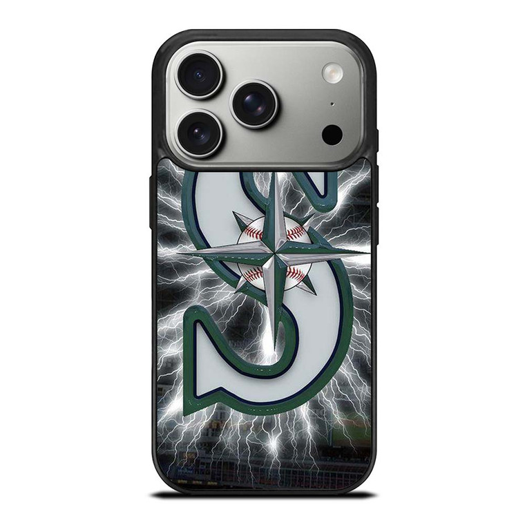 SEATTLE MARINERS MLB LOGO iPhone 17 Pro Case SEATTLE MARINERS MLB LOGO iPhone 17 Pro Case