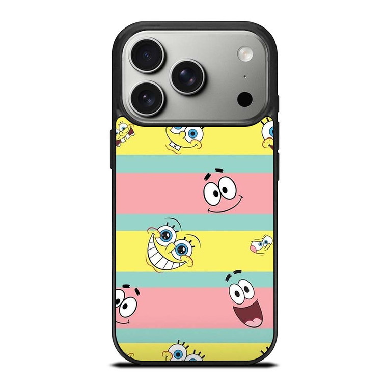 SPONGEBOB PATRICK CUTE STRIPE iPhone 17 Pro Case