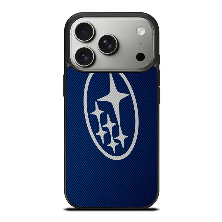 SUBARU LOGO BLUE CARBON iPhone 17 Pro Case