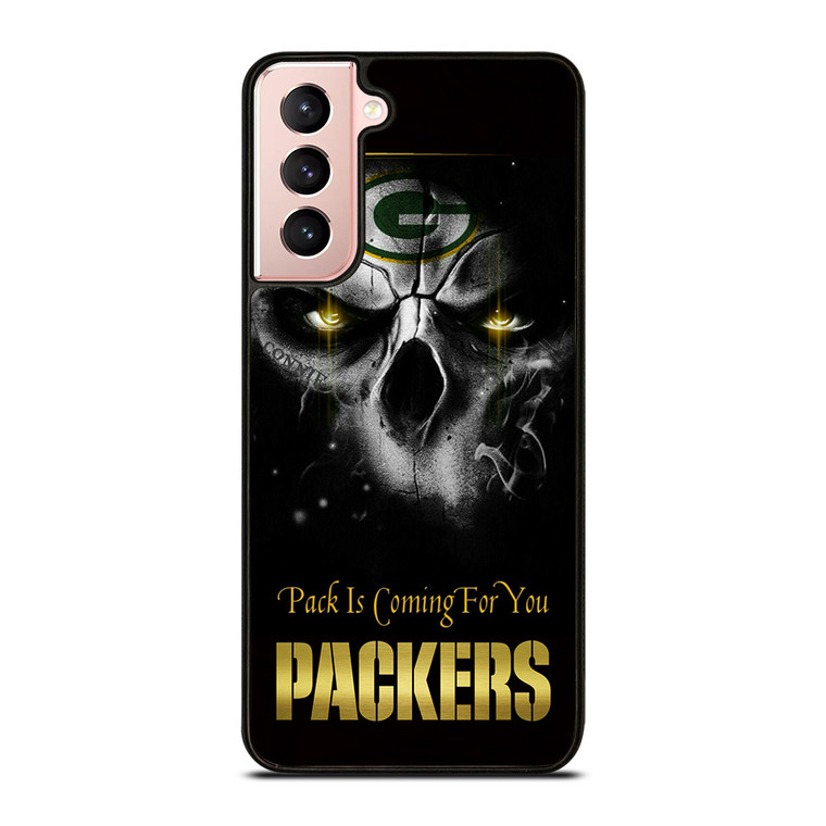 GREEN BAY PACKERS SKULL Samsung Galaxy S21 Case