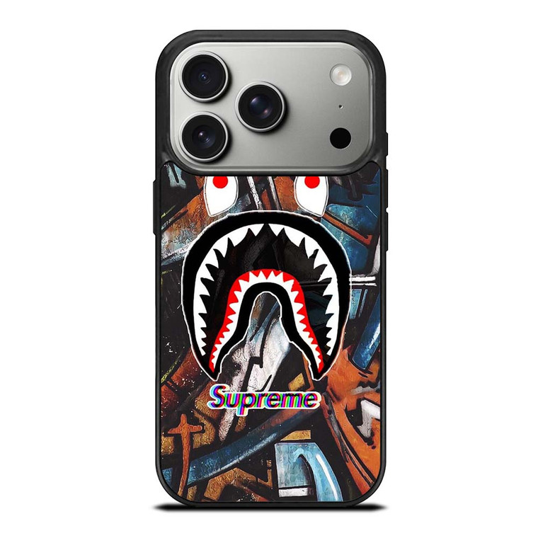 SUPREME X BAPE ABSTRACTIVE (2) iPhone 17 Pro Case
