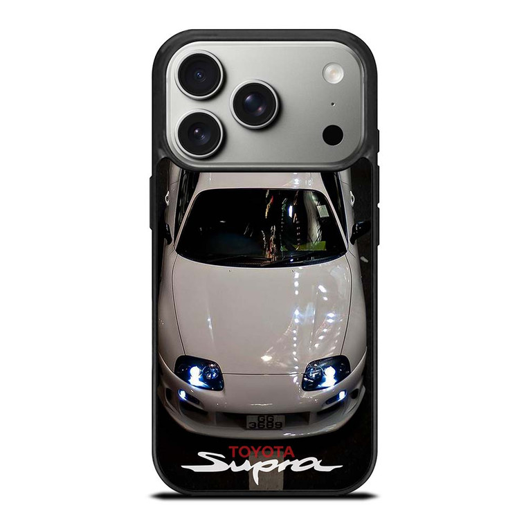 TOYOTA SUPRA WHITE CAR iPhone 17 Pro Case