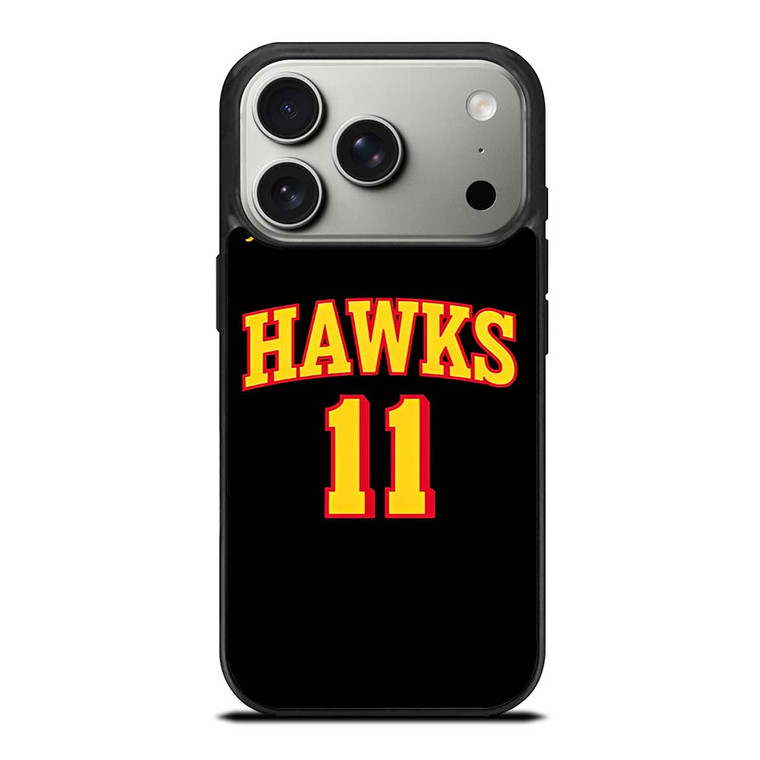 TRAE YOUNG ATLANTA HAWKS BLACK iPhone 17 Pro Case