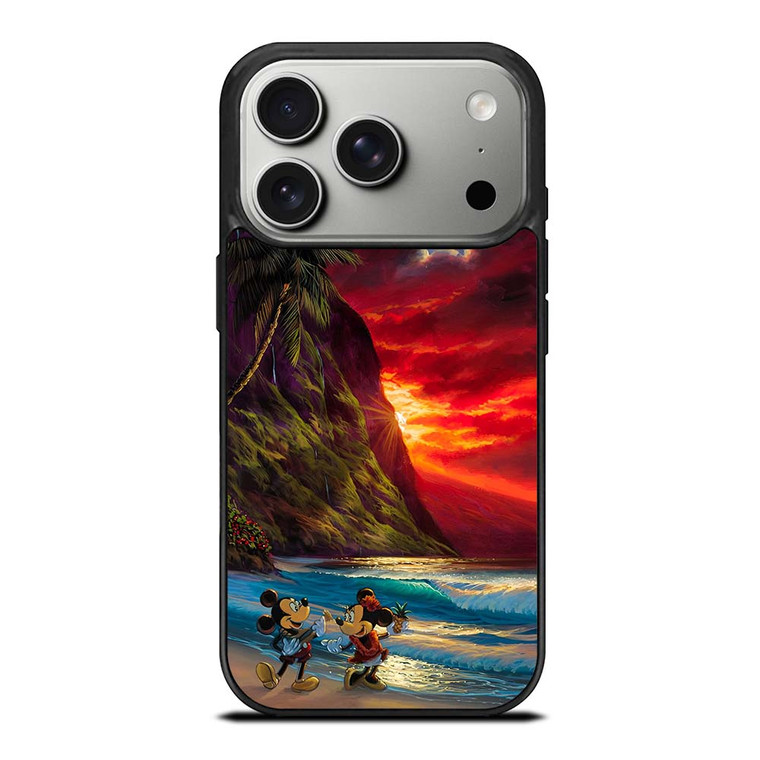 TROPICAL BEAUTIFUL MICKEY MINNIE iPhone 17 Pro Case