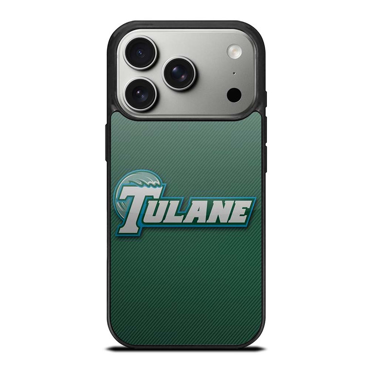 TULANE UNIVERSITY LOGO CARBON iPhone 17 Pro Case