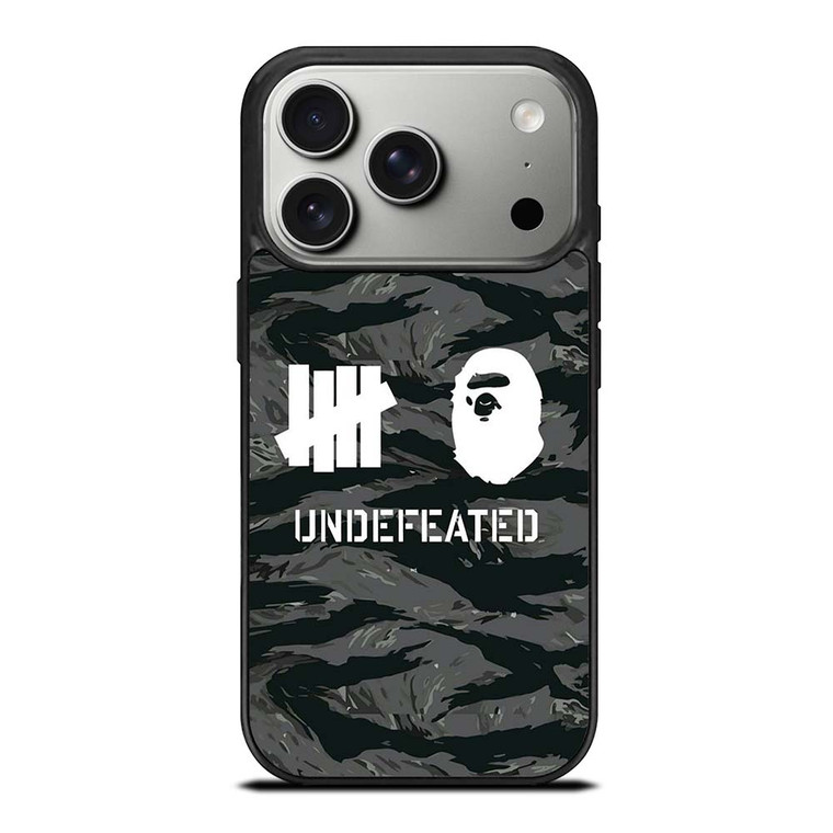 UNDEFEATED X BAPE LOGO iPhone 17 Pro Case