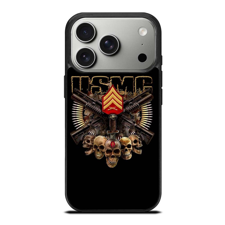 USMC MARINE CORPS SKULL LOGO iPhone 17 Pro Case