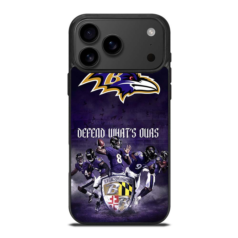 BALTIMORE RAVENS DEFEND iPhone 17 Pro Max Case