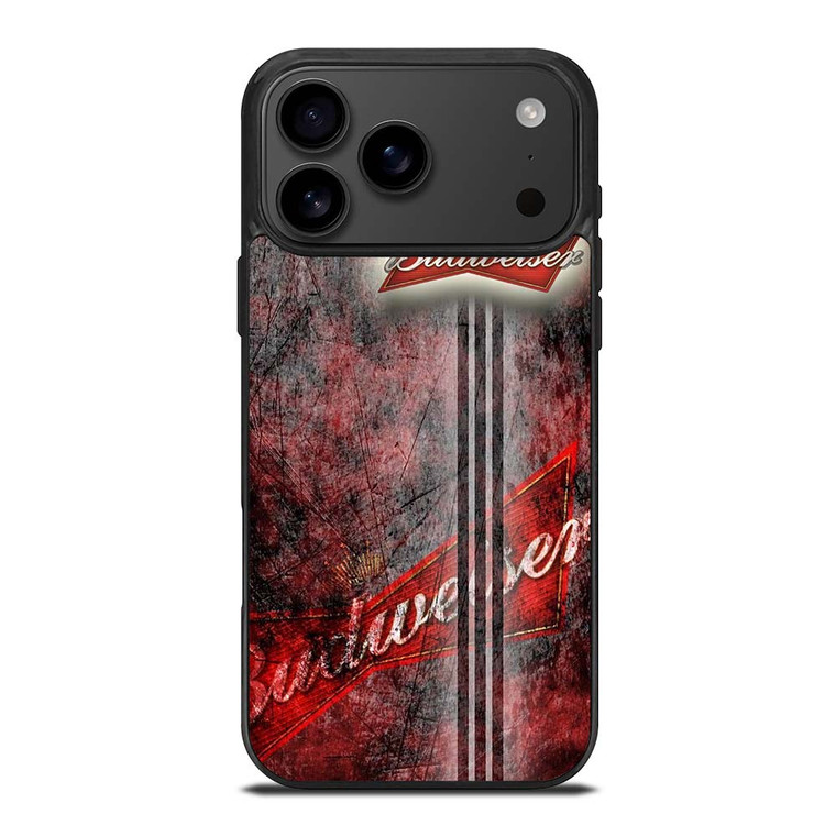 BUDWEISER BEER LOGO GRUNGE iPhone 17 Pro Max Case