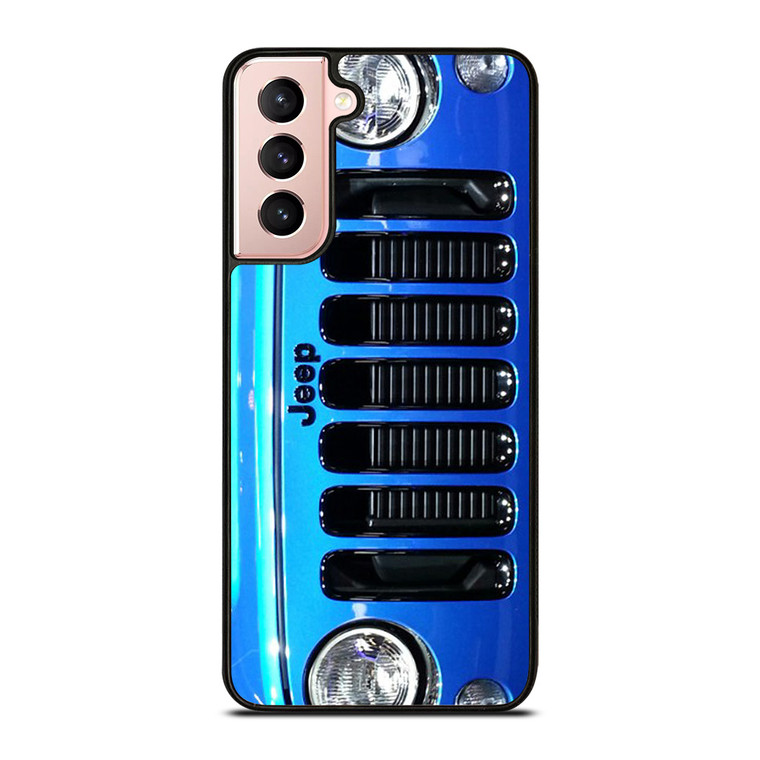 JEEP WRANGLER POLAR FRONT BLUE Samsung Galaxy S21 Case