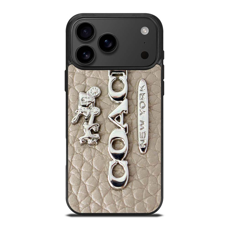 COACH LOGO GLOWING TEXTURE iPhone 17 Pro Max Case