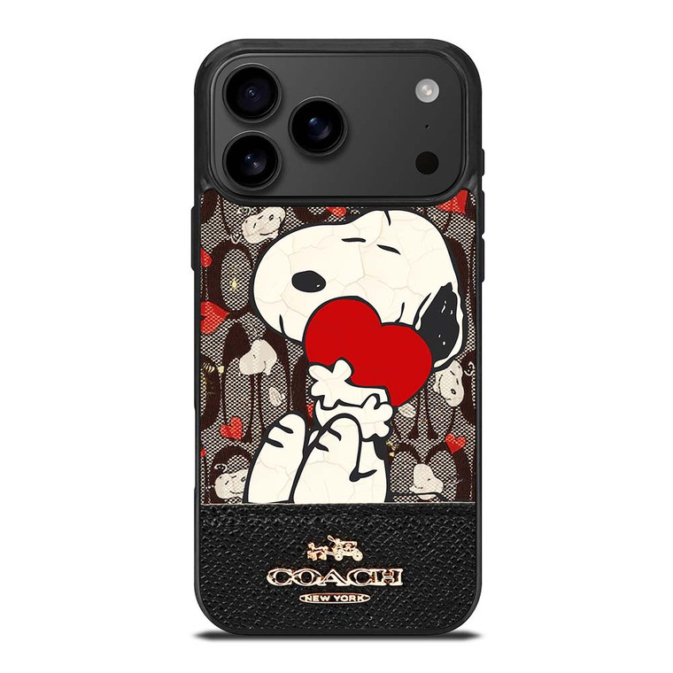 COACH NEW YORK SNOOPY iPhone 17 Pro Max Case
