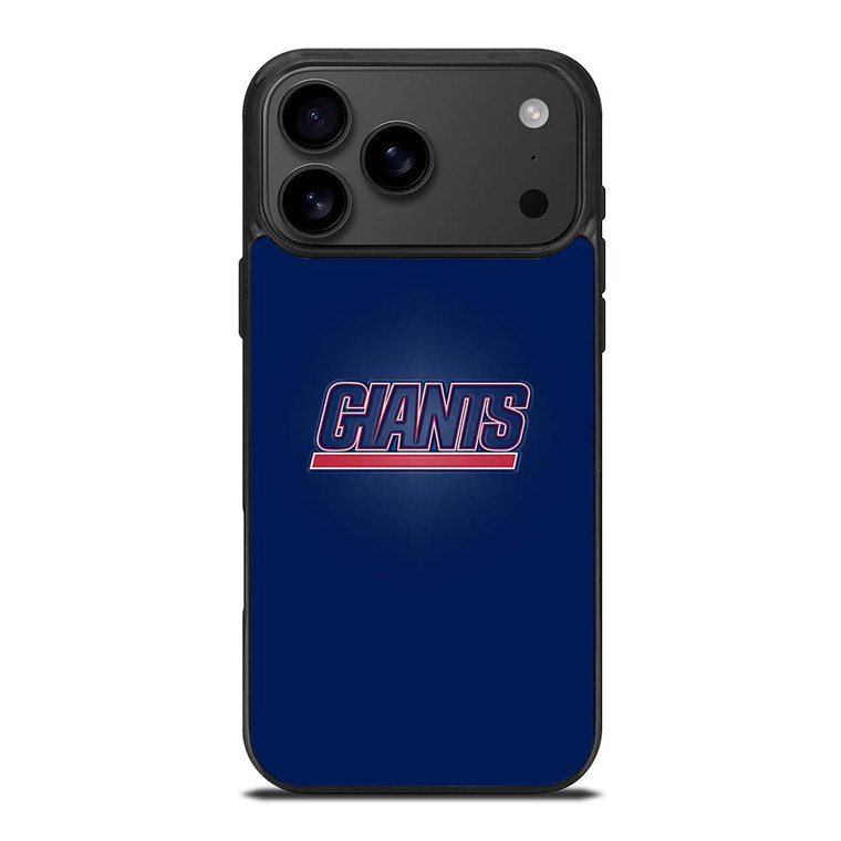 GIANTS NEW YORK LOGO BLUE iPhone 17 Pro Max Case