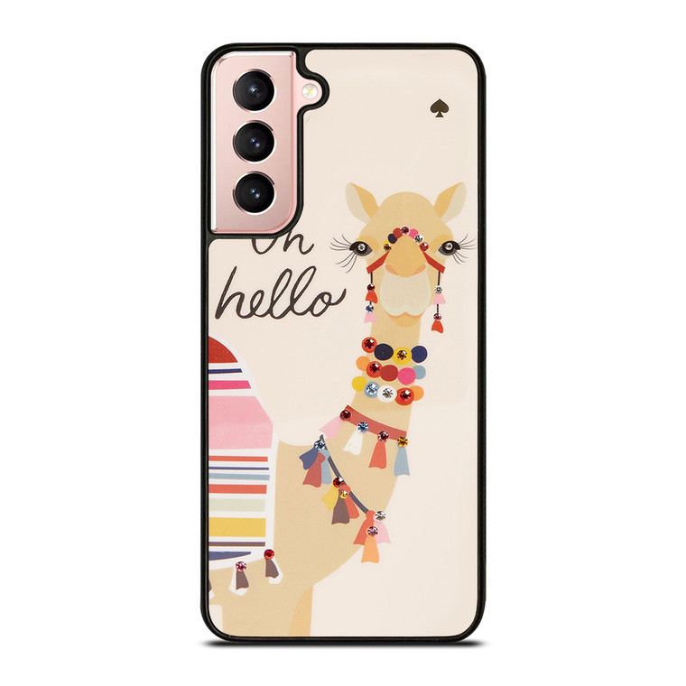 KATE SPADE CAMEL OH HELLO Samsung Galaxy S21 Case