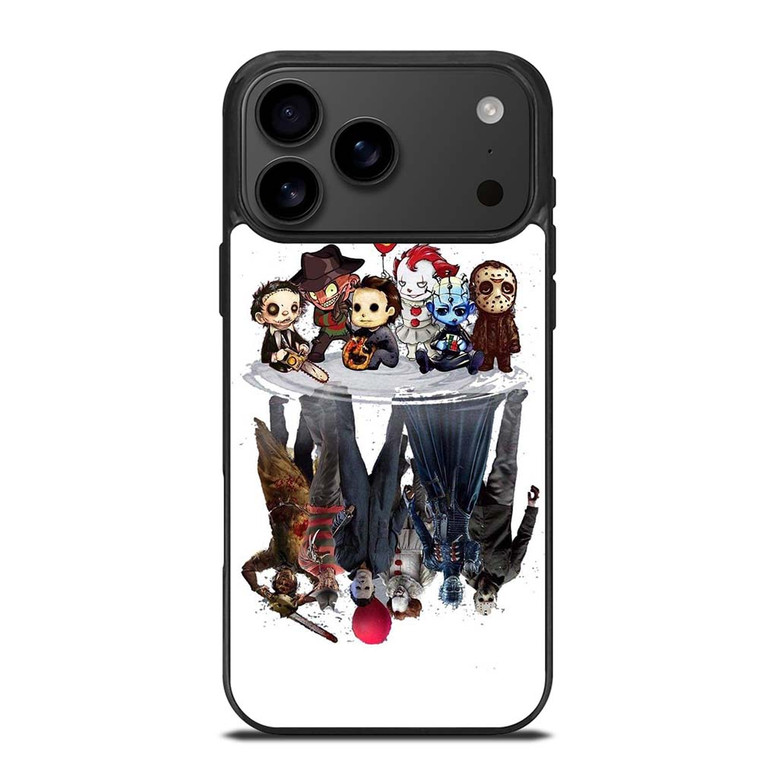 HORROR MOVIES FUNNY CHARACTERS iPhone 17 Pro Max Case